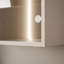 CARMEN wall-mounted display cabinet with LED lightin