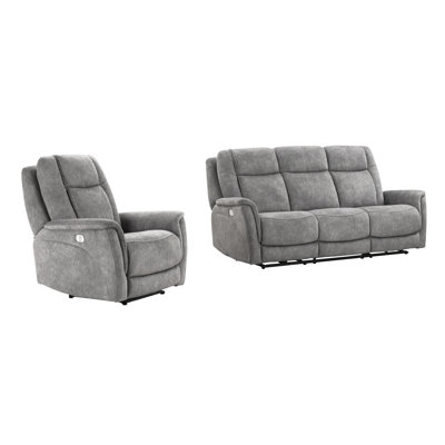 Blynn Power Reclining Sofa And Recliner