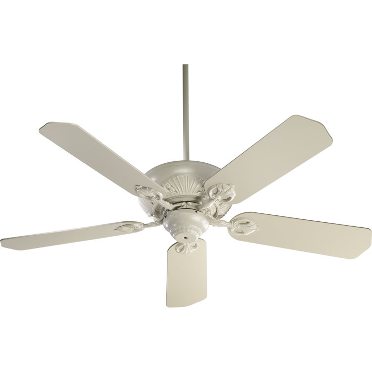 Souza 52'' Ceiling Fan, Antique White with Washed Oak Blades