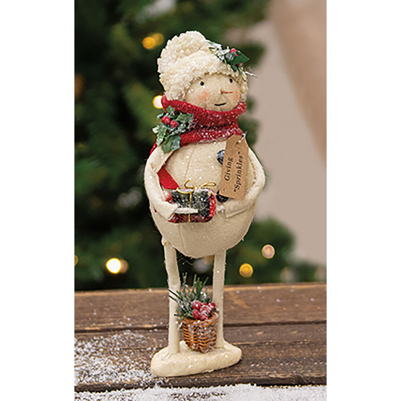 Sprinkles bonhomme de neige avec panier et cadeaux