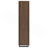 Walnut 3-Shelf Cabinet Bookcase