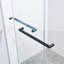 Porte de douche coulissante double sans cadre l 56 à 60 po x H 75 po-111837147