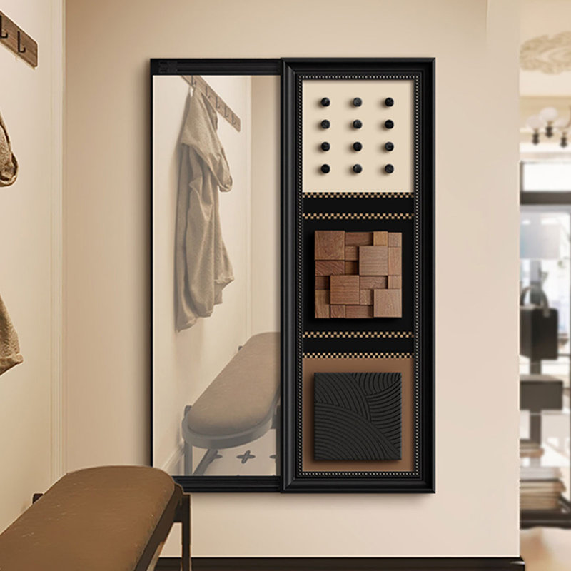 Miroir rectangulaire en plastique pleine longueur