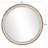 Solid Wood Circle Wall Mirror