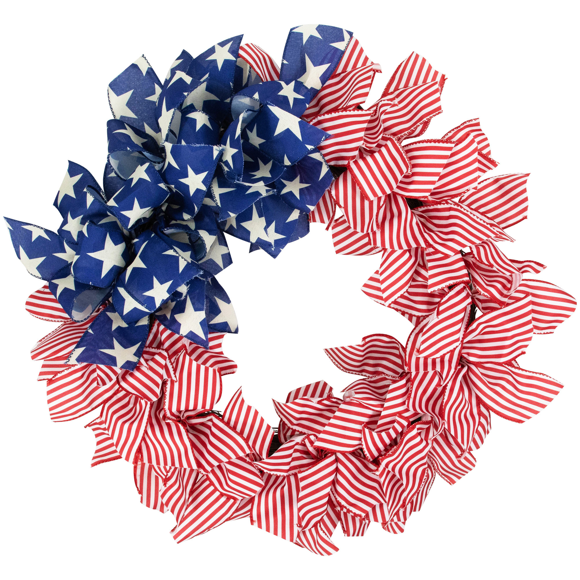 Northlight Seasonal Stars and Stripes Patriotic Ribbon 24