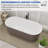 Colour 59'' x 27.56'' Soaking Bathtub-91059563