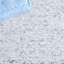 Tapis bleu clair / ivoire en polyester touffeté à la main Peterec-1563488868