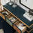 American vintage shoe cabinet side cabinet 18 Pair Shoe Storage Cabinet