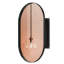 Armoire murale de salle de bain 20 po x 34 po, ovale encastrée, cadre en métal noir mat avec miroir et tablettes réglables, unité de rangement ovale facile à installer, unité fonctionnelle-601154618-601154613