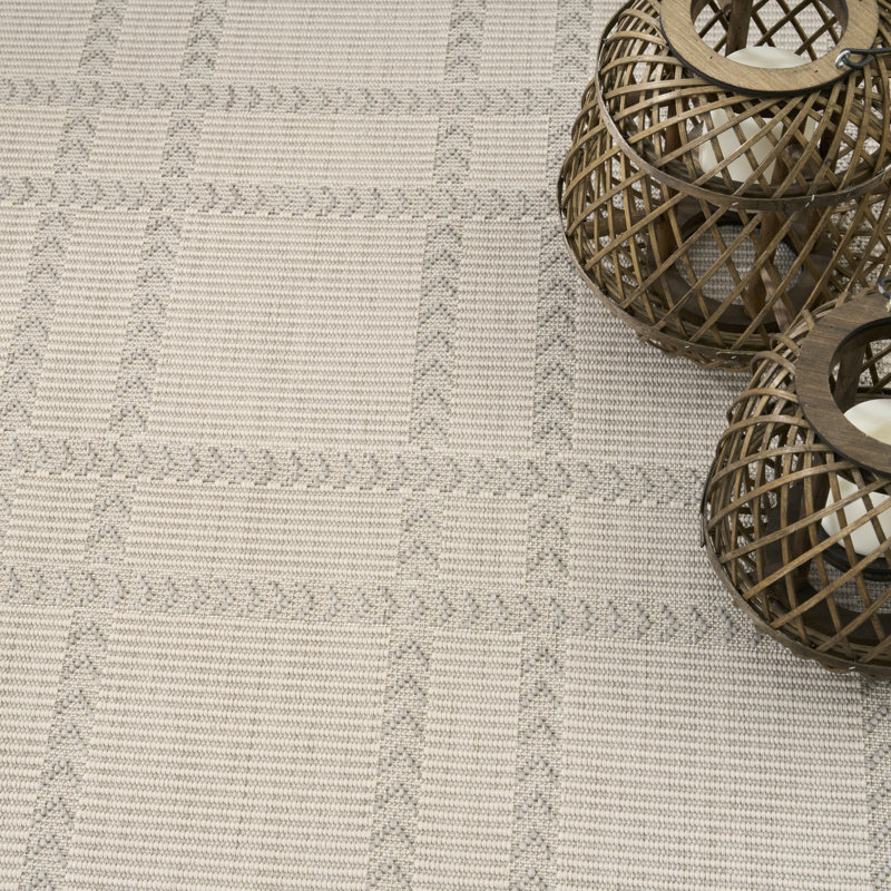 Tapis moderne Manderella, Gris, Rectangle 8' x 10'