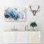 White Wolves In The Forest Watercolour - Wrapped Canvas Print-56637693