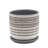 Ceramic and Cream Planter with Saucer Featuring Aztec Design-990244399-990244400