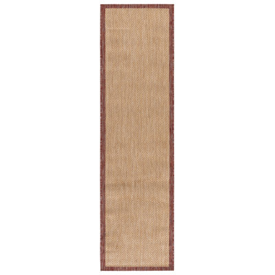Courtyard Performance Chevron Indoor Rug