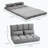 Convertible Floor Sofa Chair, Folding Couch Bed, Guest Chaise Lounge-1130545395
