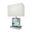 Pièce maîtresse carrée en cristal 22 "avec veilleuse + port USB + prise de courant-109099039-115753495