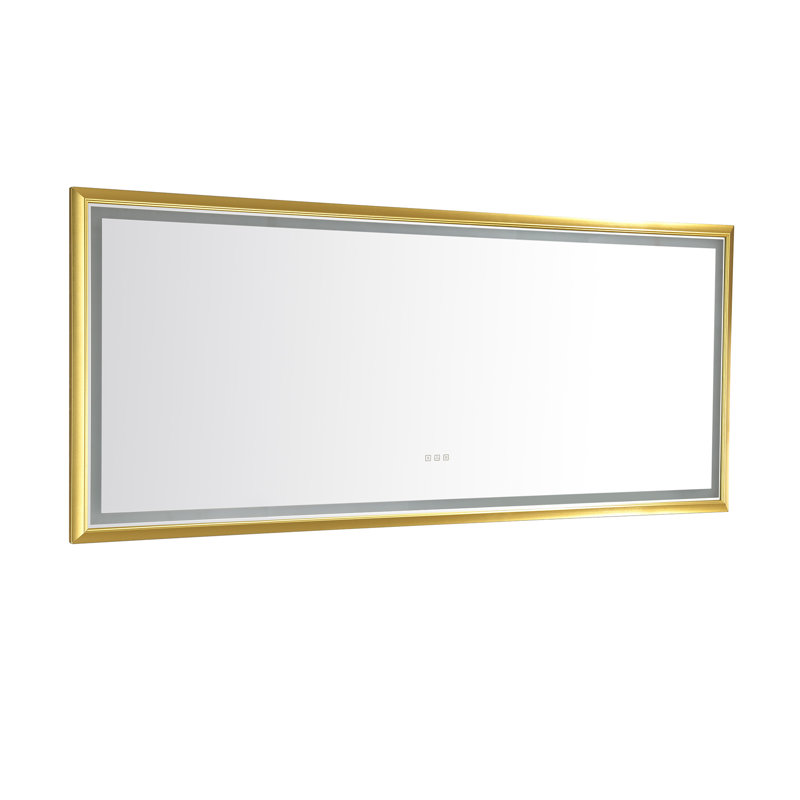 Miroir mural Daesia, Doré, 36 po x 48 po
