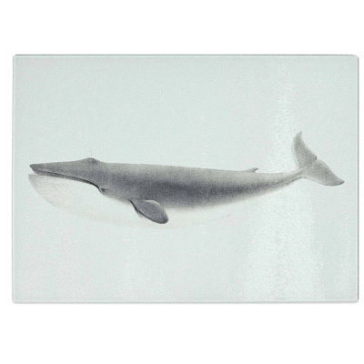 Tempered Glass Whale Chopping Board