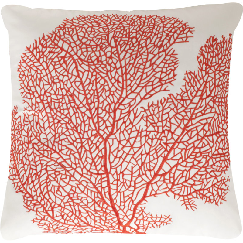Oreiller corail évasion , Rouge bonbon