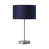 Silver Base/Navy Shade