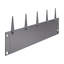 Ensemble de 5 bordures en acier pour bordure antirouille 39 x 5 po gris foncé-125505738-125505736