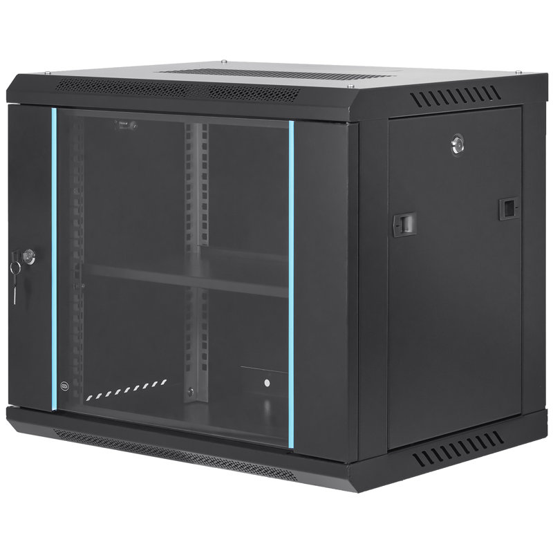 VEVOR Wall Mount Network Server Cabinet, Server Rack Cabinet Enclosure. for IT Equipment., 50cm H x 59.9cm W x 45cm D