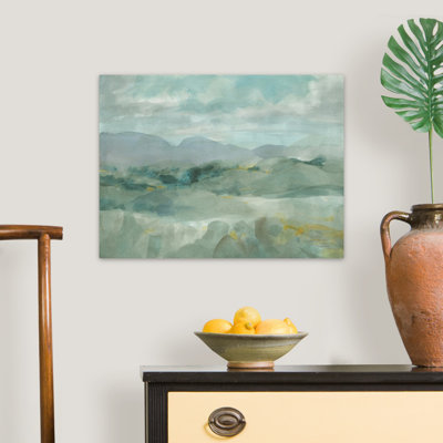 Reproduction d’art sur toile, "Green Mountain View" par Kamisaka sekka