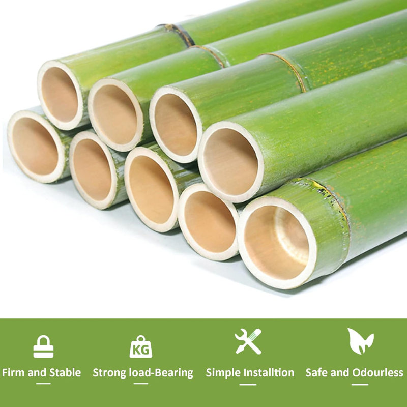 Support pour plante pliable en bambou 2 niveaux, Nature