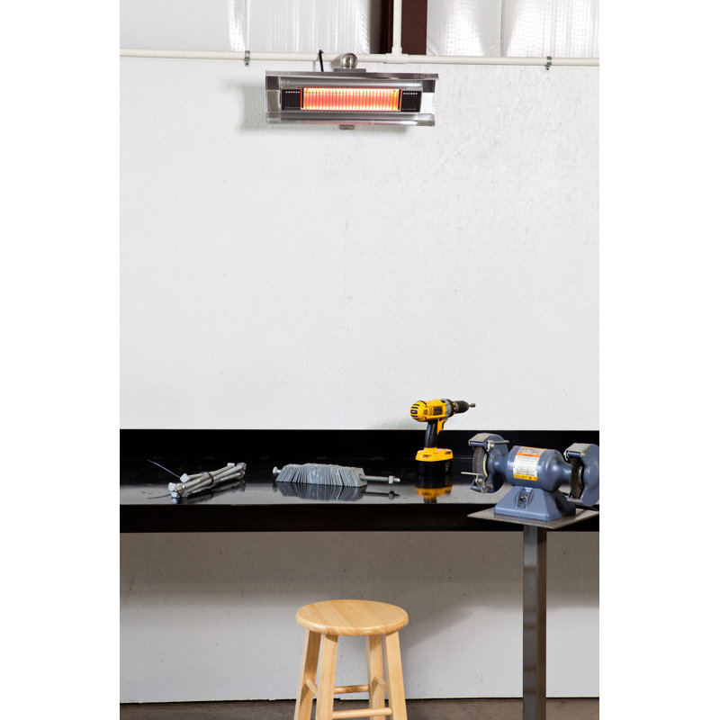 Stainless Steel Wall Mounted Infrared Electric Patio Heater
