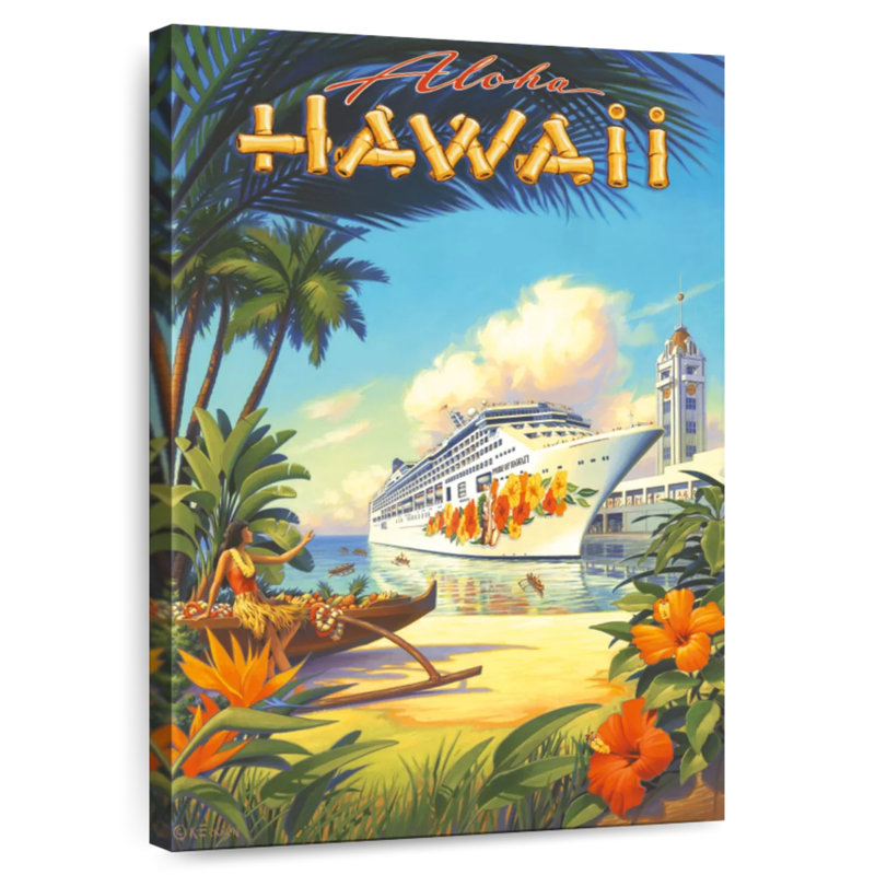 Gillard Pride of Hawaii, H 24 po x l 16 po