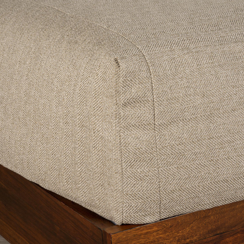 Adventure Tweed Bed-Cap Comforter Complete Set, Full / Double Comforter + 2 Standard Shams, Brown