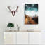 Matterhorn Mountain Switzerland Abstract Art - Wrapped Canvas-55309764