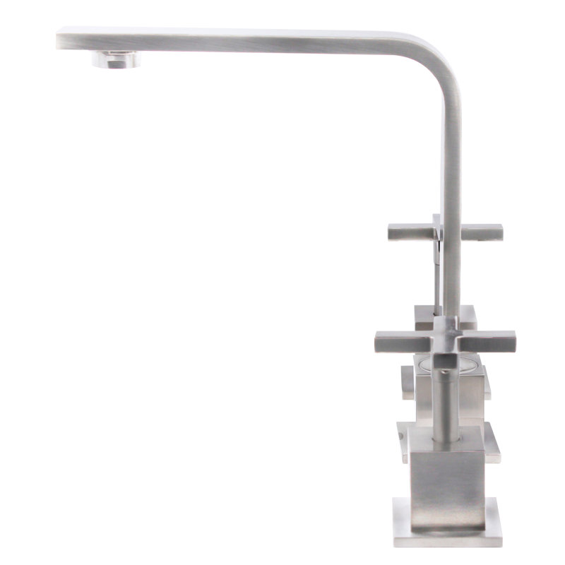 Muld Widespread 2-handle Bathroom Faucet, Brushed Nickel