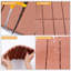 Carreaux de terrasse en plastique emboîtables pour une utilisation extérieure et intérieure, imperméables et faciles à installer, idéaux pour les patios et les jardins-114649966