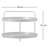 3 Legs Coffee Table with Storage