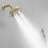 Single Handle 1-Spray Round Rain Shower Faucet Set 1.8 GPM With High Pressure Shower Head-108989403
