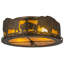 Rustic Lodge 2 - Light Flush Mount