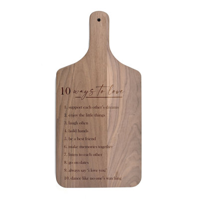 Ten Ways to Love Paddle Cutting Board
