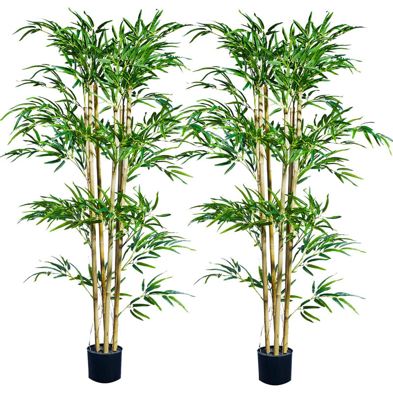 Bambou artificiel en pot par Maydear, H 51 po x l 8 po x P 8 po