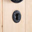Hammer & Tongs - Rustic Escutcheon Plate - W35mm x H50mm - Black