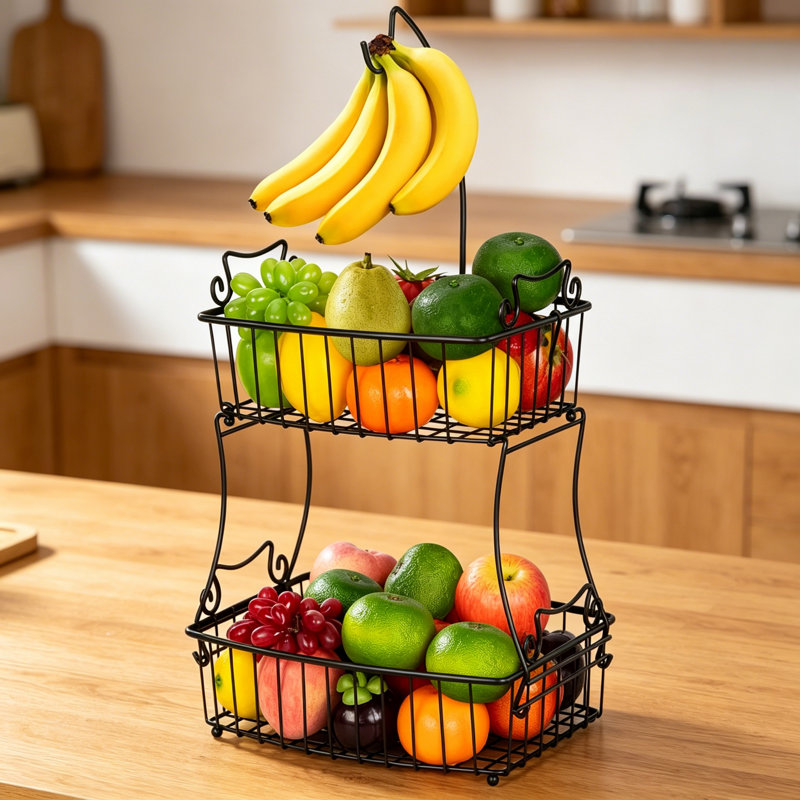 Borough Wharf Metal Fruit Basket
