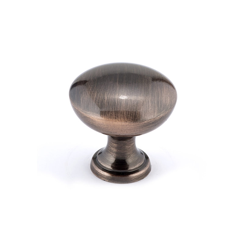 Expression 1 3/16" Diameter Round Knob, Antique Copper