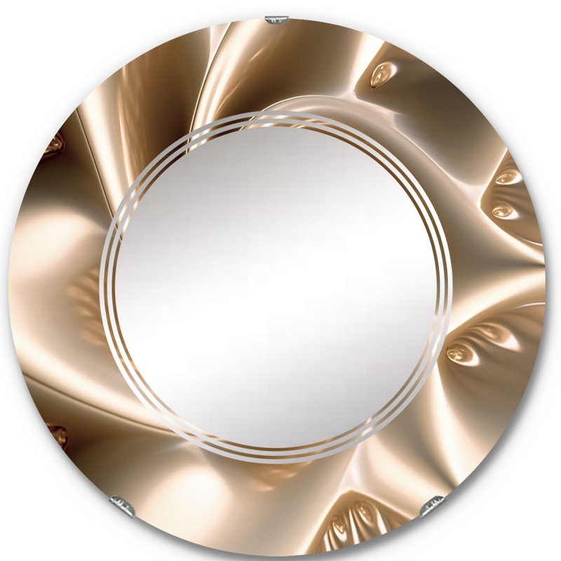 Espirit - Miroir mural moderne rond, 24 po x 24 po