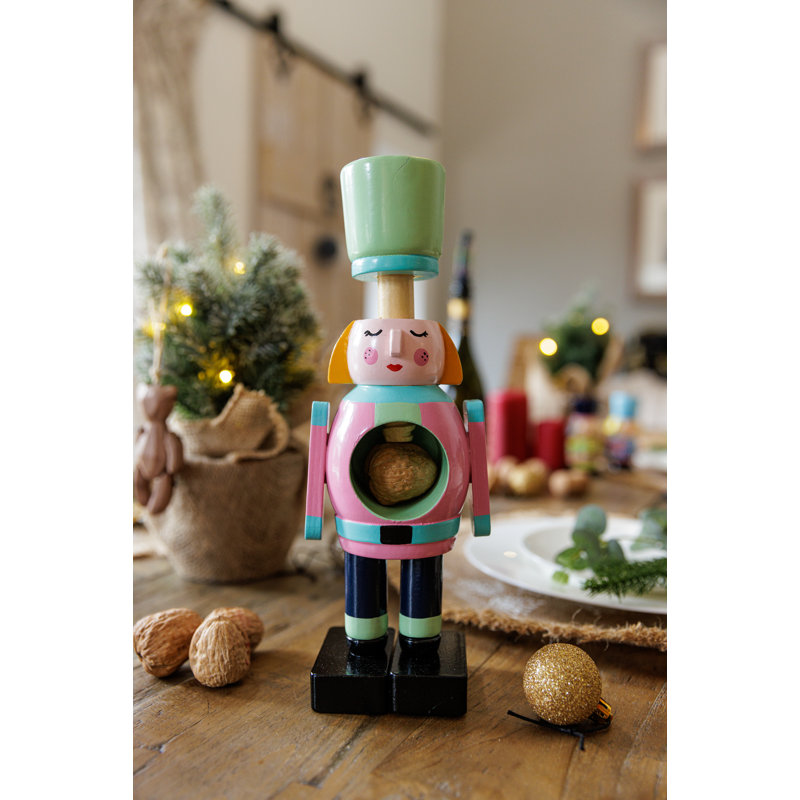 KitchenCraft The Nutcracker Collection Wooden Female Nutcracker