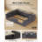 Floor Bed, Low Montessori 2-In-1 Convertible Beds, With Slats And High Rails, Upholstered Teddy Boucle, Curve Round Frame, No Box Spring Needed, Easy Assemble, Beige-469817827-478929355