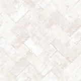 Just Kitchens Brick Herringbone Design 33' L x 21" W Wallpaper Roll
