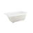 Voltaire 60 X 30 Left Drain Soaking Alcove Bathtub In Glossy White With Integrated Overflow, Drain Included
