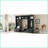 Hall Tree 4-in-1 Detachable with Storage Cabinets, Drawers &amp; 7 Hooks | Antique Blue | Particle Board+MDF-141969903