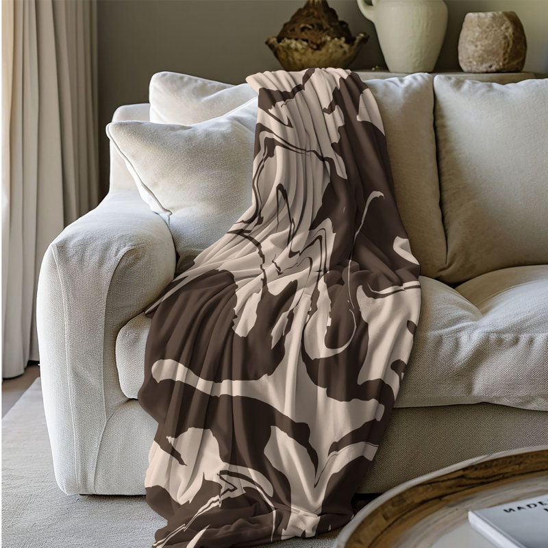 Choco Loop - 1 Piece Premium Blanket, Queen