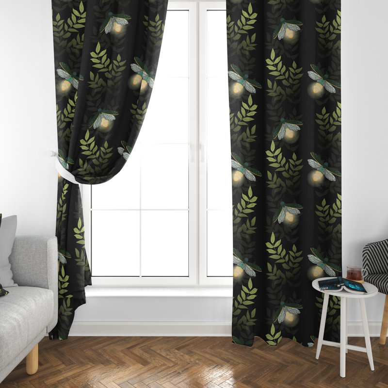 Jinesh Room Darkening Curtain, 56" W x 78" L