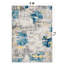 Tapis abstrait crème / gris / bleu Sianna-662047719
